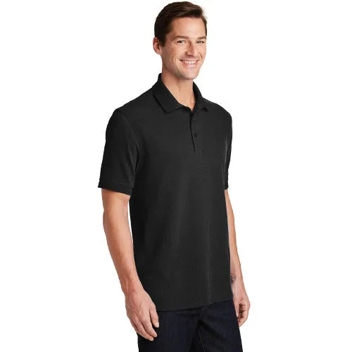 Diggler - Port & Company Ring Spun Pique Polo Custom Logo (KP1500)