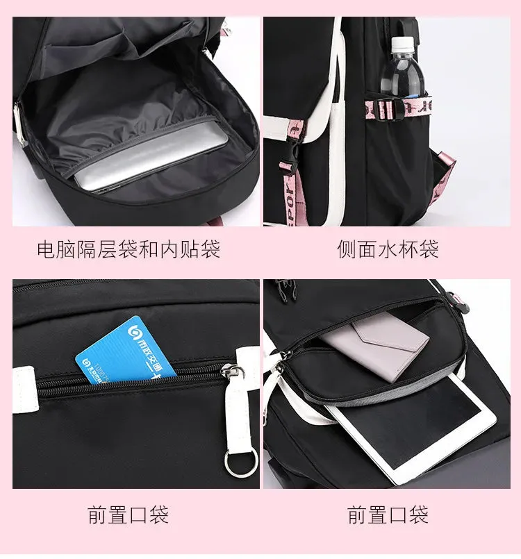 Disney Stitch USB Charging Backpack for Teens & Adults - School and Laptop Bag