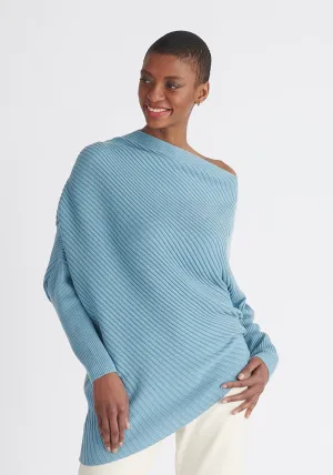 Draped Knitted Jumper