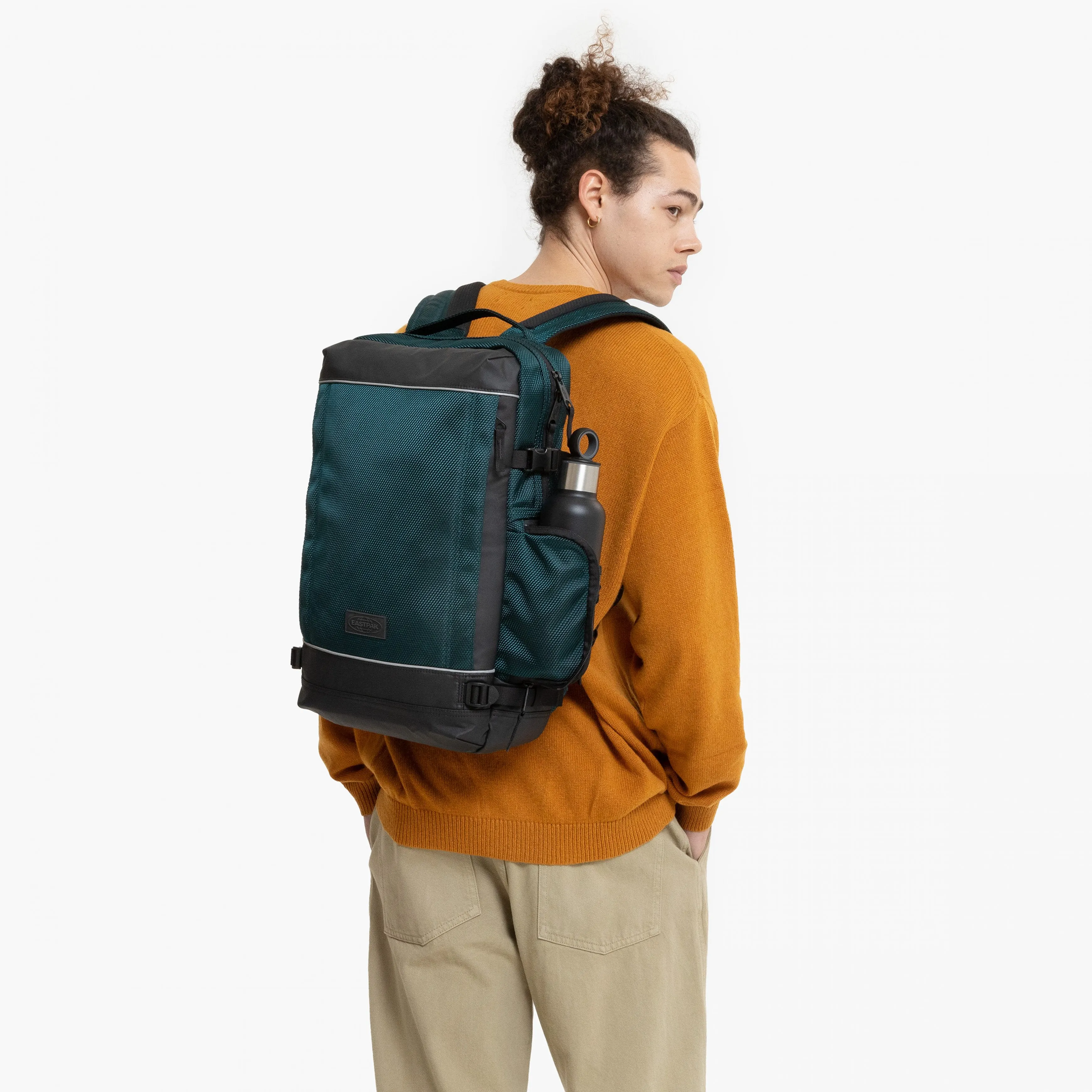 Eastpak Tecum M Cnnct Petrol Medium Backpack - EK00091D1F41