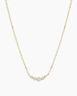 Elle Diamond Cluster Necklace