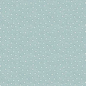 Fabric, Winter in Snowtown by Buttermilk Basin - Light Blue Small Geo Dots (by the yard)