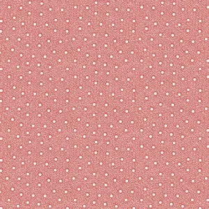 Fabric, Winter in Snowtown by Buttermilk Basin - Red Small Geo Dots (by the yard)