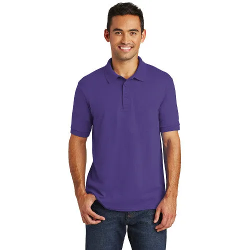 Fast Eddie - Port & Company  Jersey Knit Custom Polo (KP55)