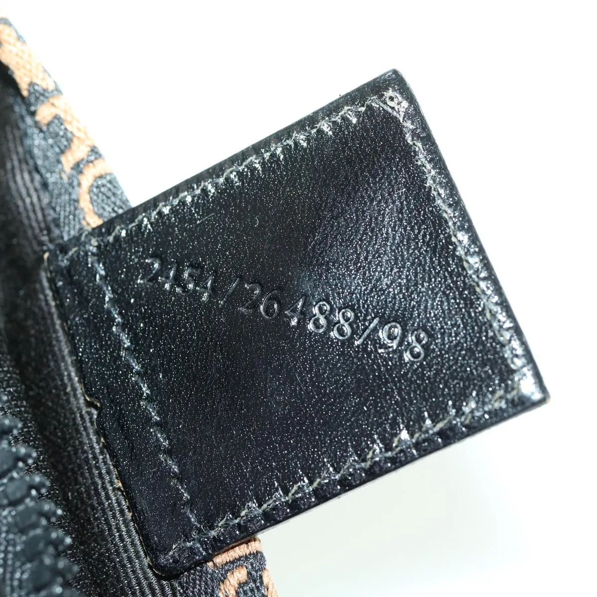 FENDI Hand Bag Brown Black  am3299