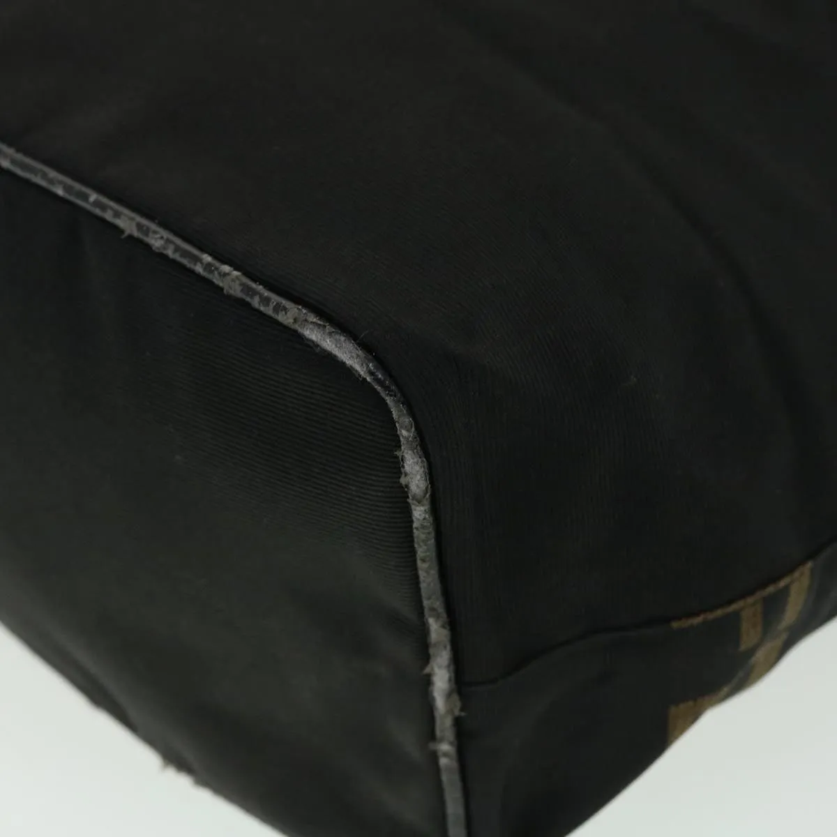 FENDI Hand Bag Brown Black  am3299