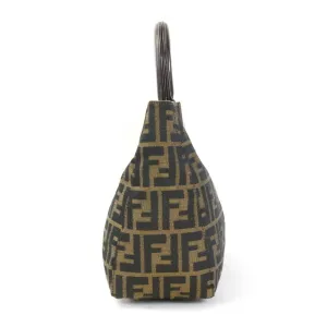FENDI handbag Zucca canvas brown ladies