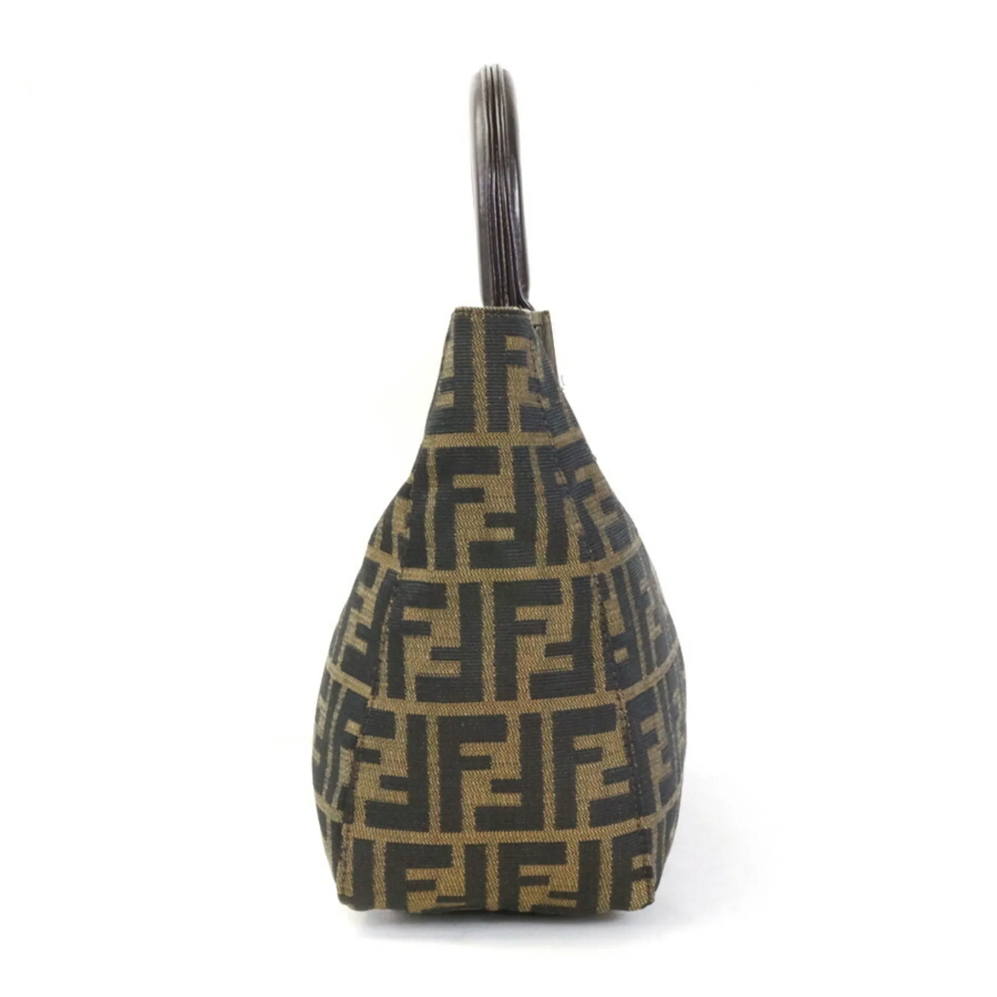 FENDI handbag Zucca canvas brown ladies