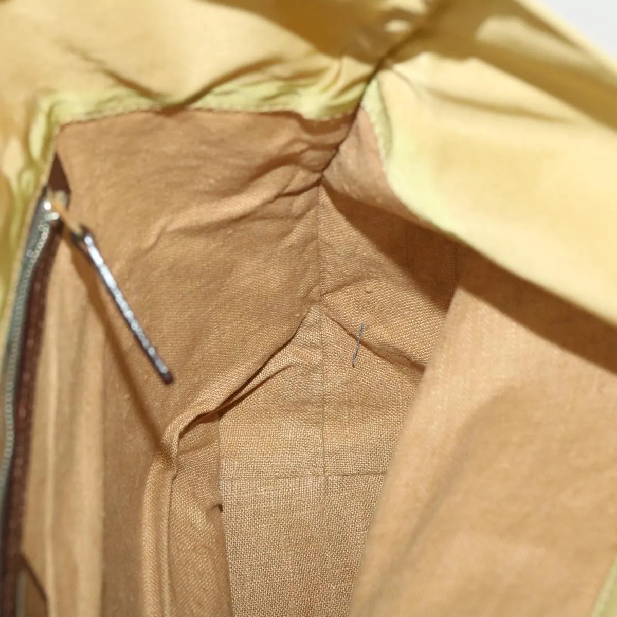 FENDI Tote Bag Nylon Khaki  bs4859
