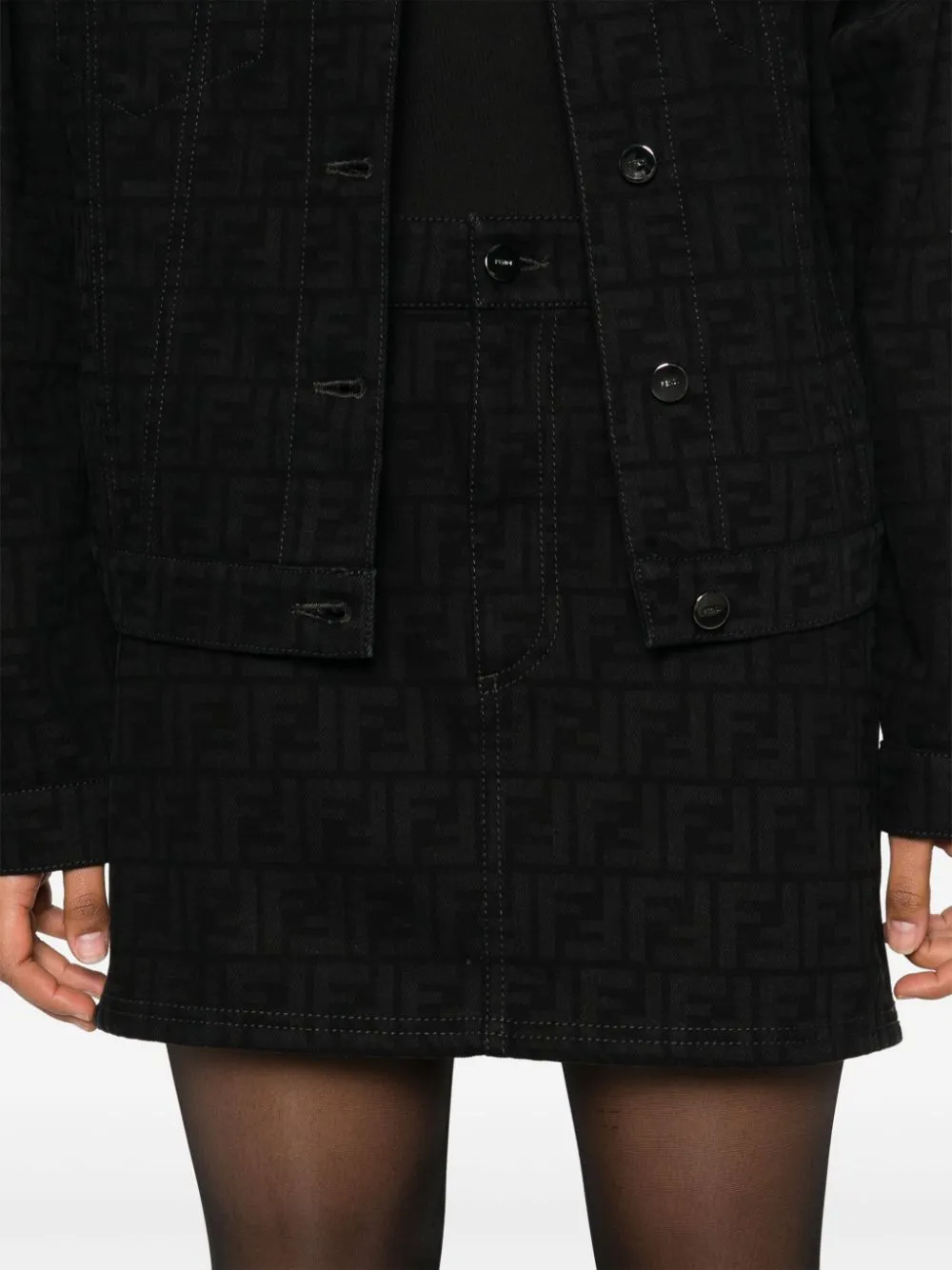 FF DENIM MINI SKIRT