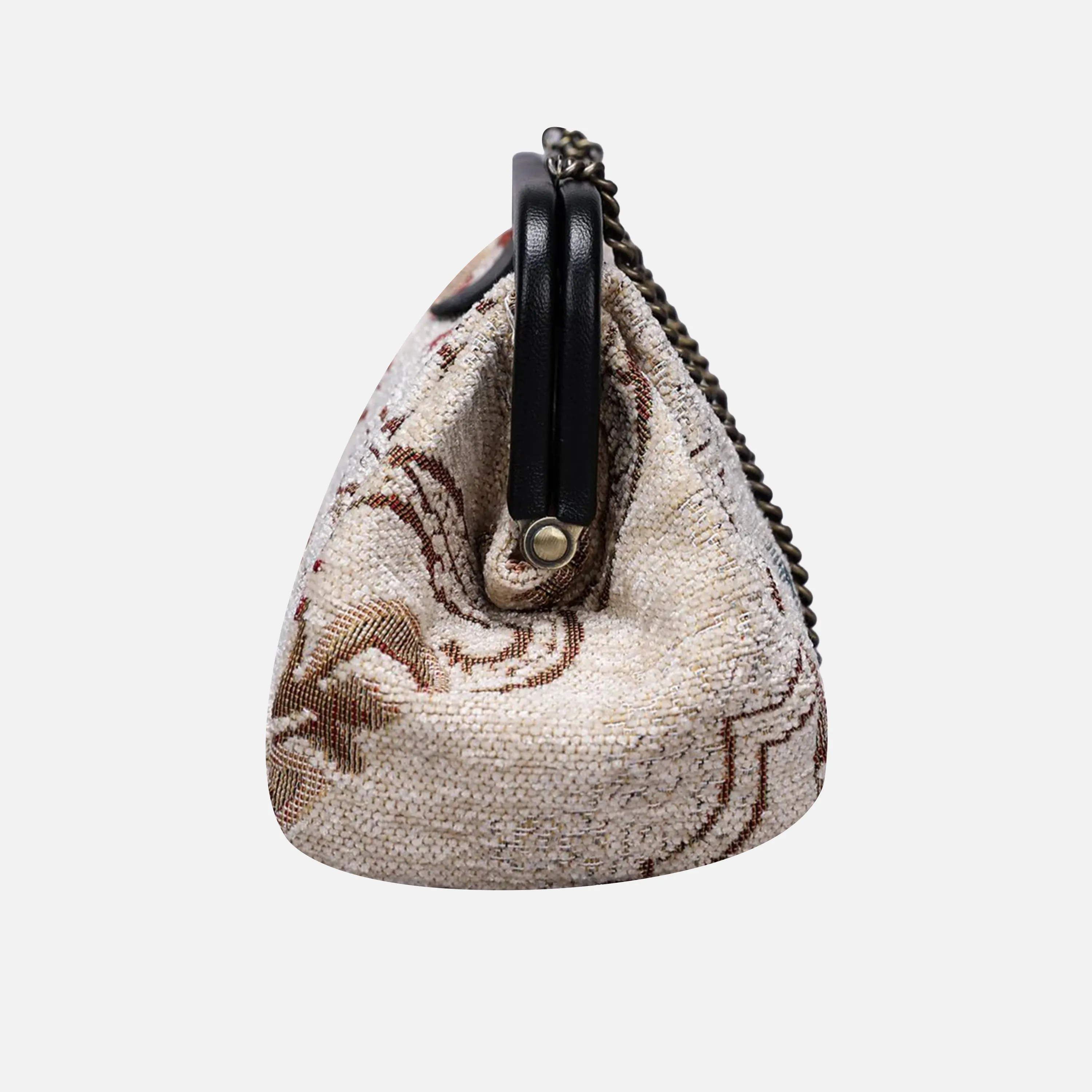 Floral Cream Evening Bag Clutch