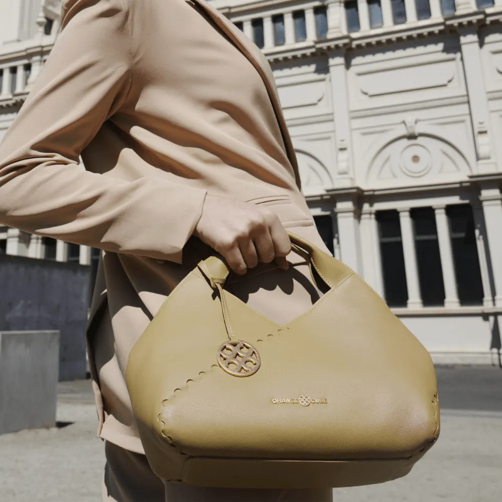 Fortune Cookie Mini Tote - Brown