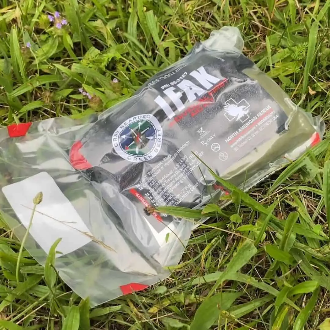 GB2 Individual First Aid Kit (IFAK) – Designed by Gray Bearded Green Beret & Supplied by North American Rescue