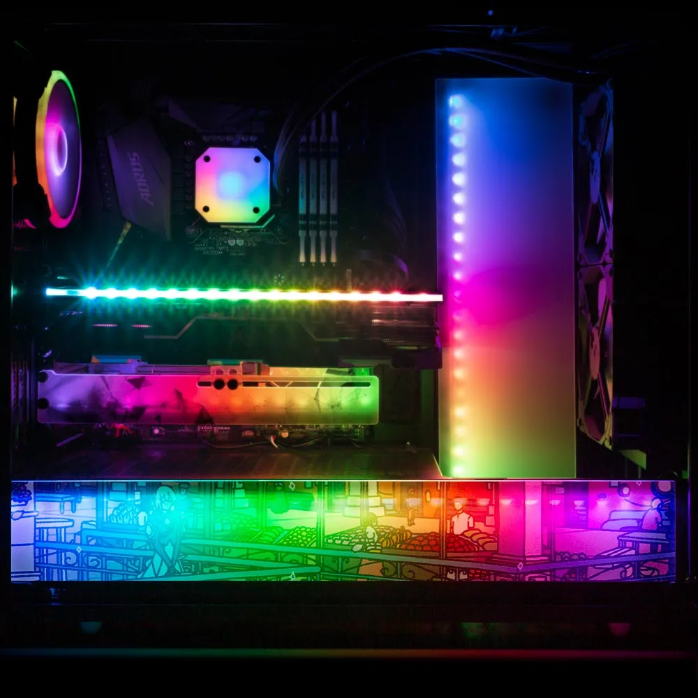 Ghostwriter RGB PSU Shroud Cover