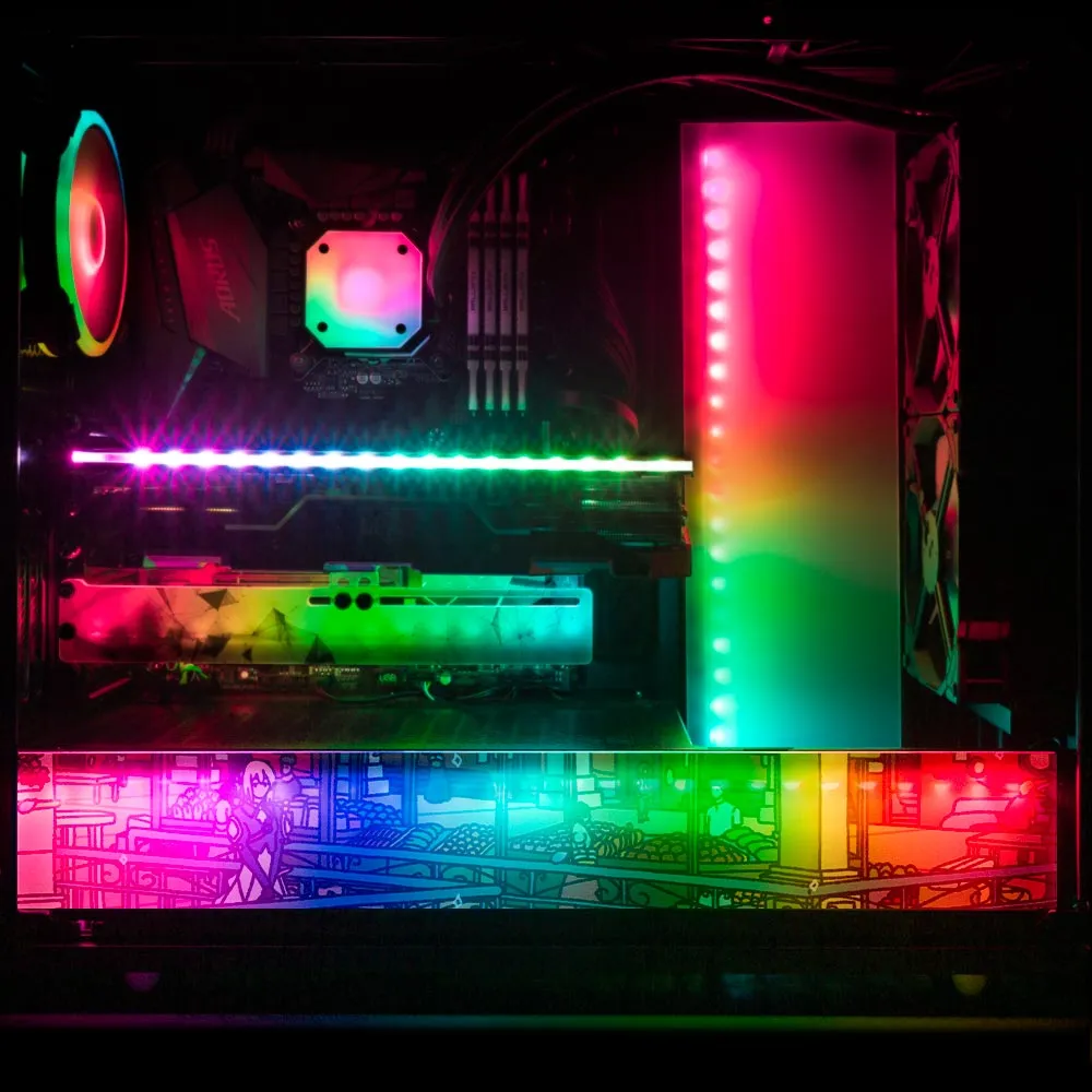 Ghostwriter RGB PSU Shroud Cover