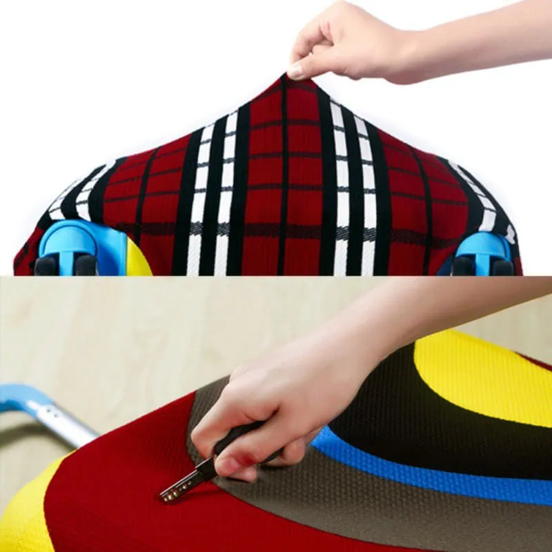 Giraffe in Glasses | Standard Design | Luggage Suitcase Protective Cover