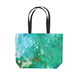 Green Canvas Tote