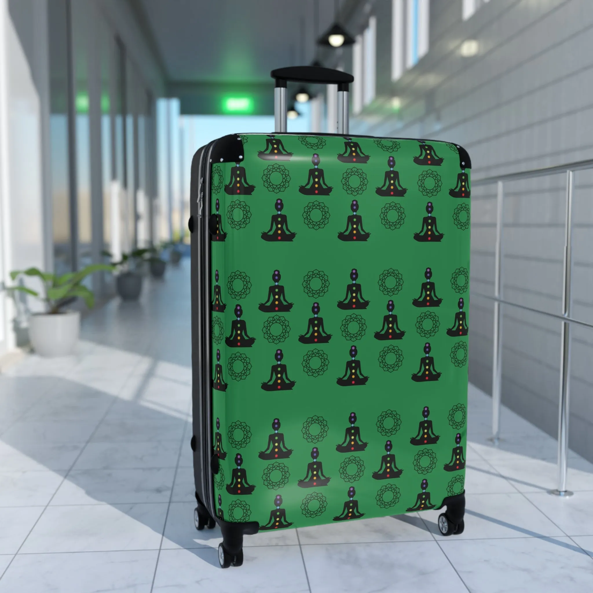 Green Chakra Traveler Suitcase