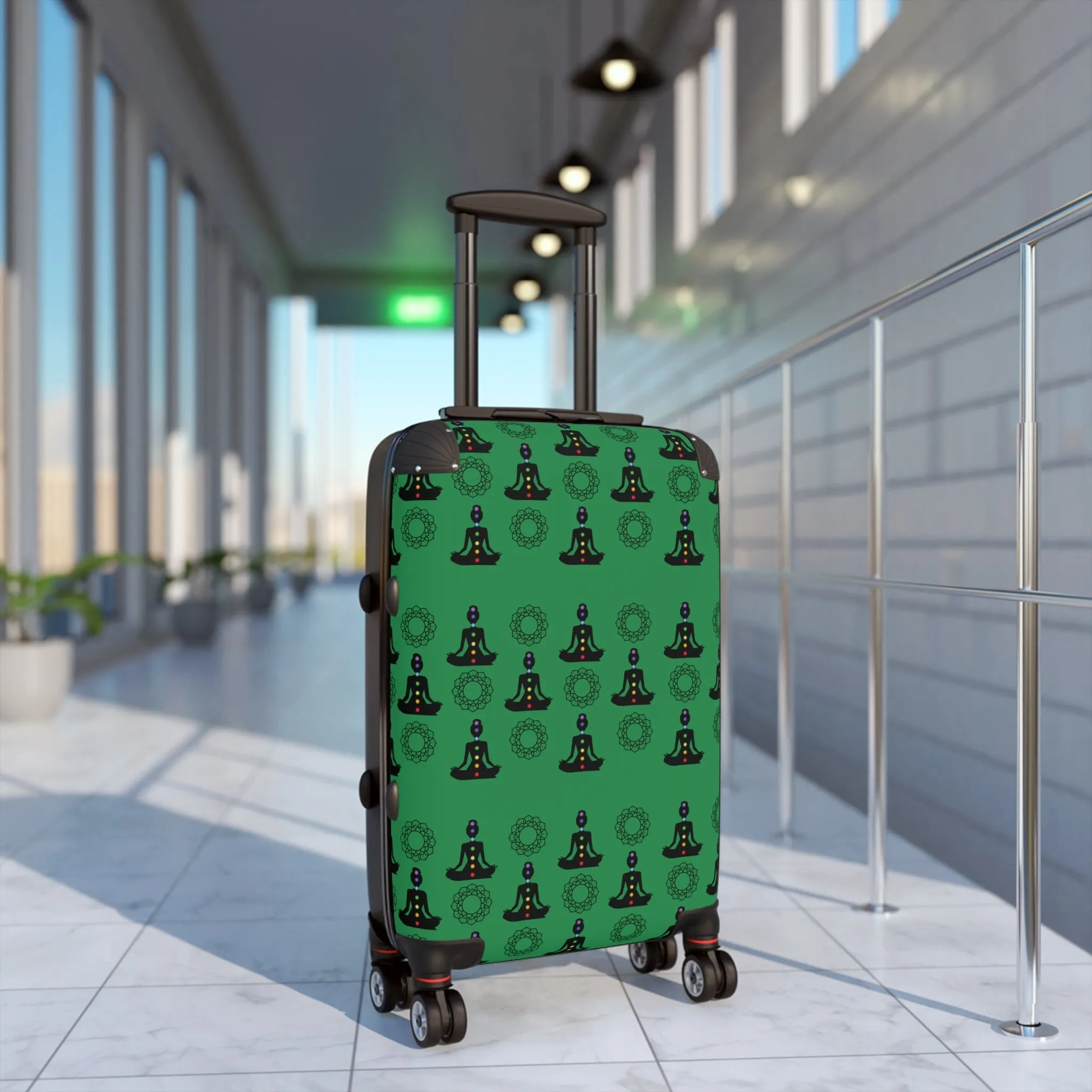 Green Chakra Traveler Suitcase