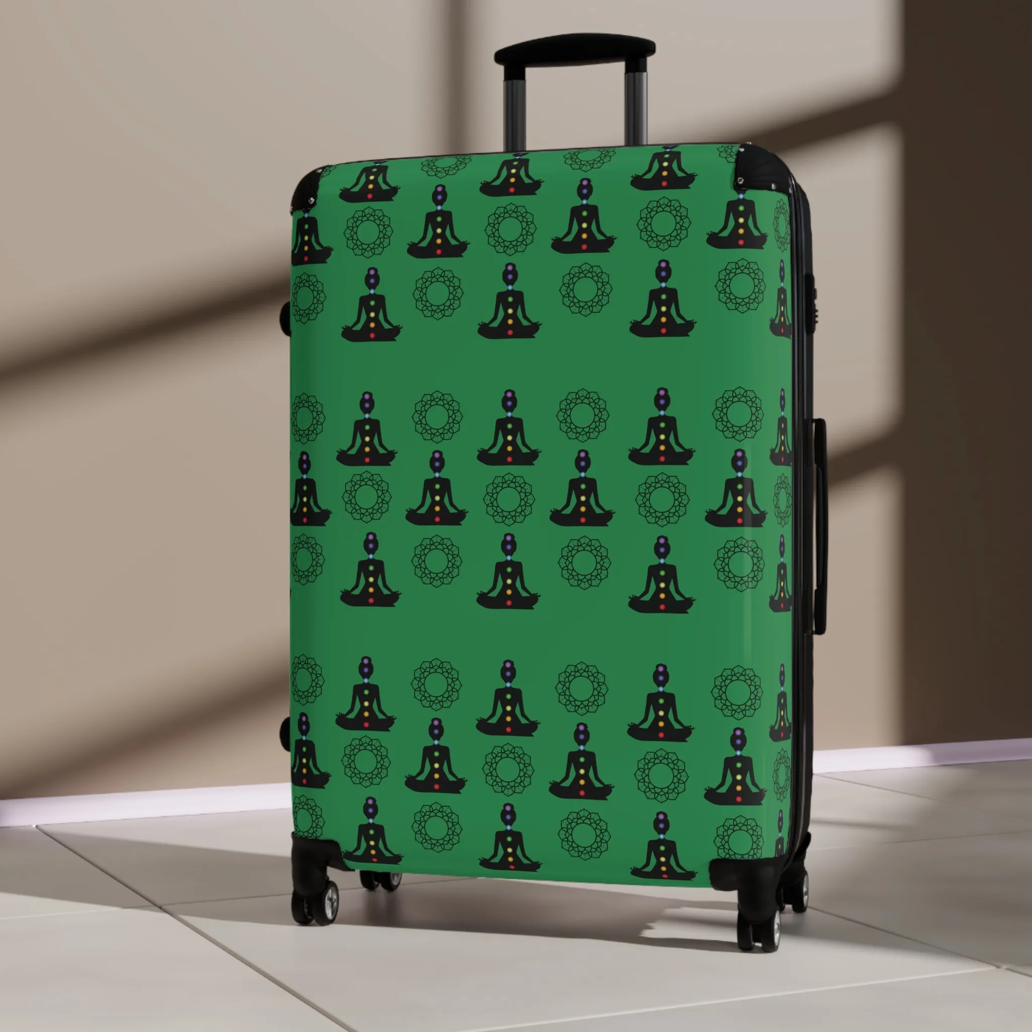 Green Chakra Traveler Suitcase