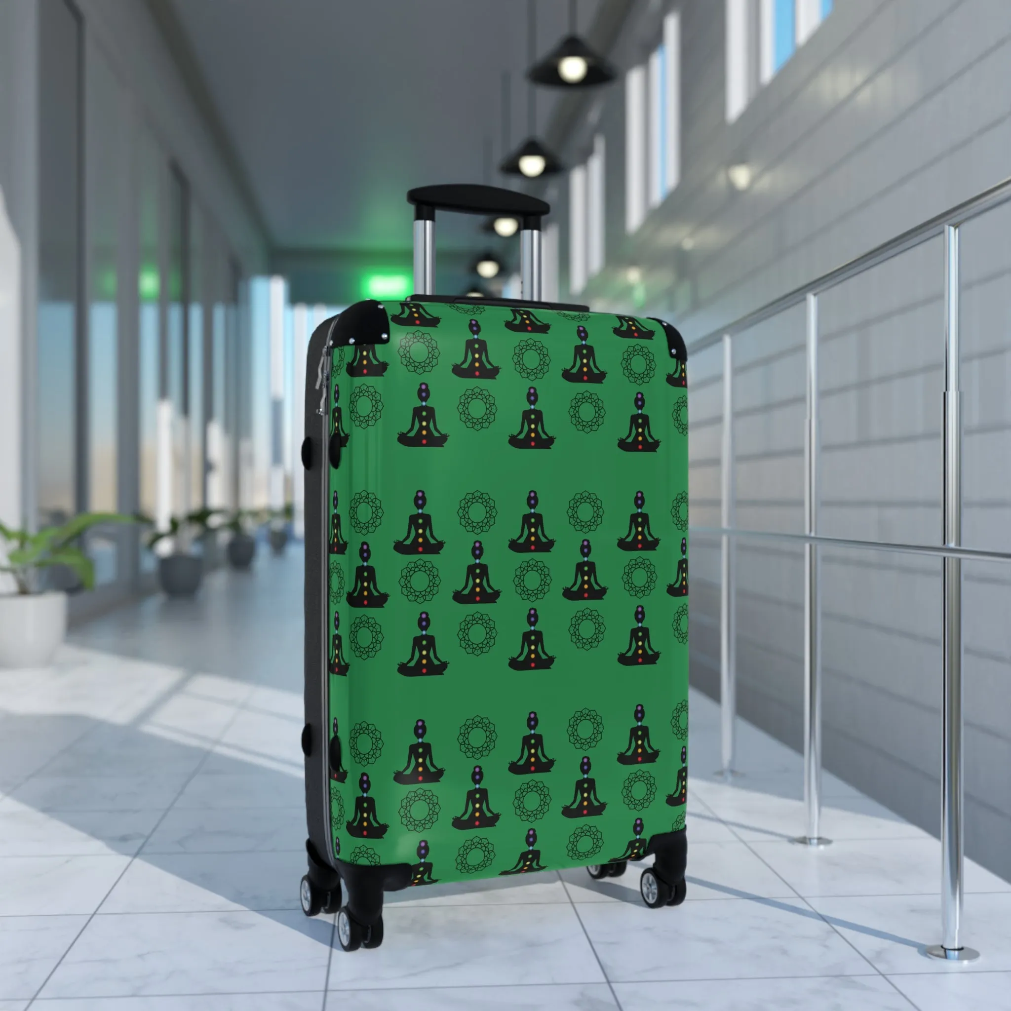 Green Chakra Traveler Suitcase