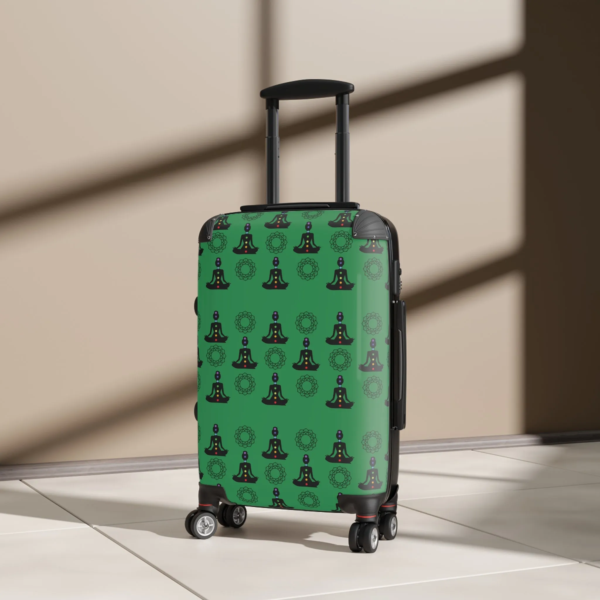 Green Chakra Traveler Suitcase