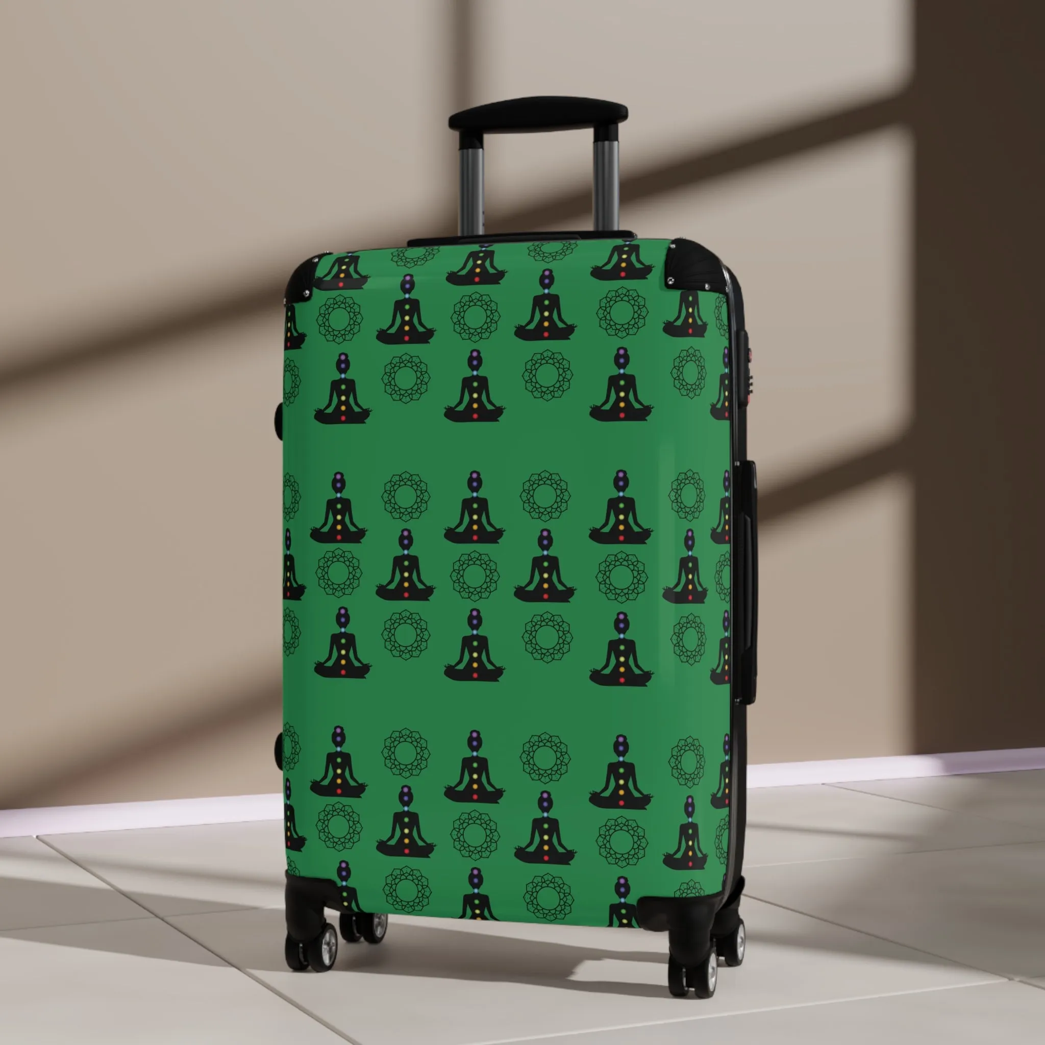 Green Chakra Traveler Suitcase