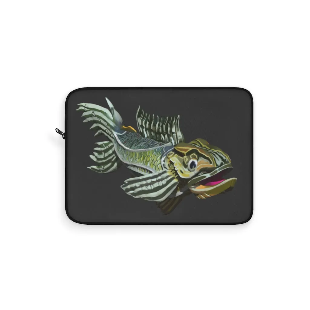 Green Fish Laptop Sleeve