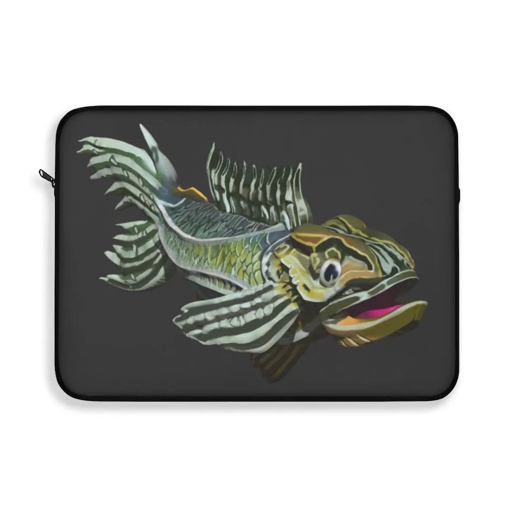 Green Fish Laptop Sleeve