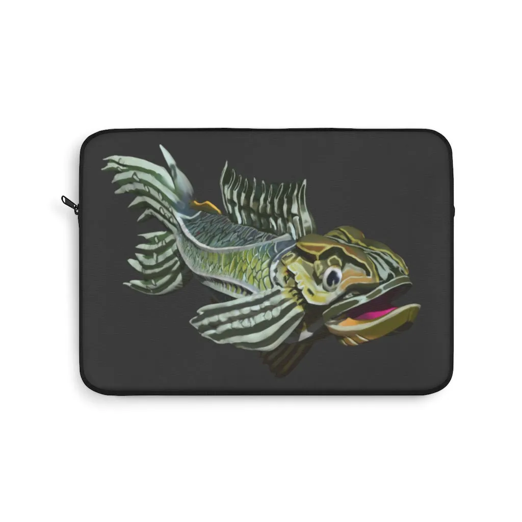 Green Fish Laptop Sleeve