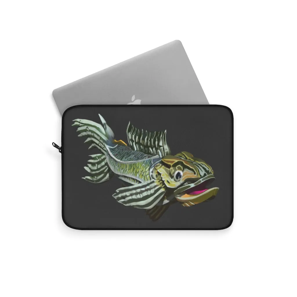 Green Fish Laptop Sleeve
