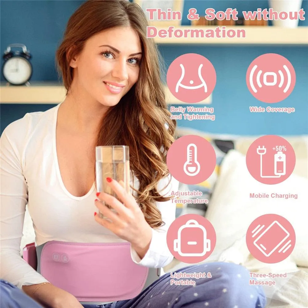 Heating Pads for Cramps - Portable Heat - Menstrual Relief Pad (Include Power Bank)