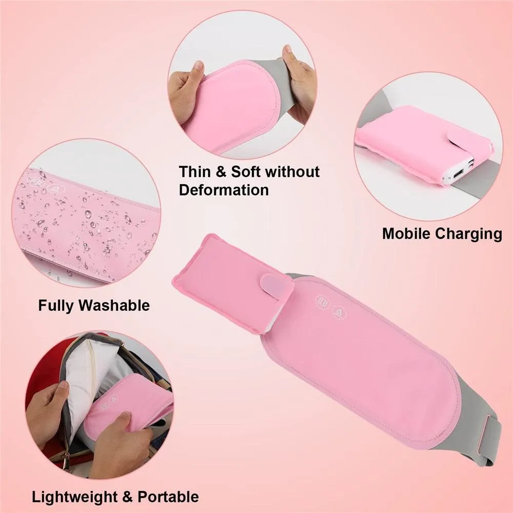 Heating Pads for Cramps - Portable Heat - Menstrual Relief Pad (Include Power Bank)