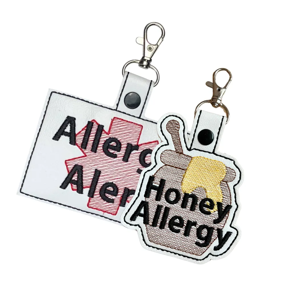 Honey Allergy Bag Tag