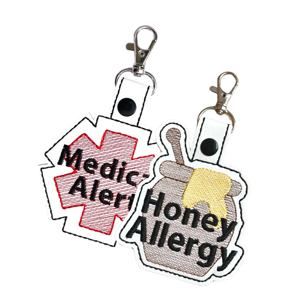 Honey Allergy Bag Tag