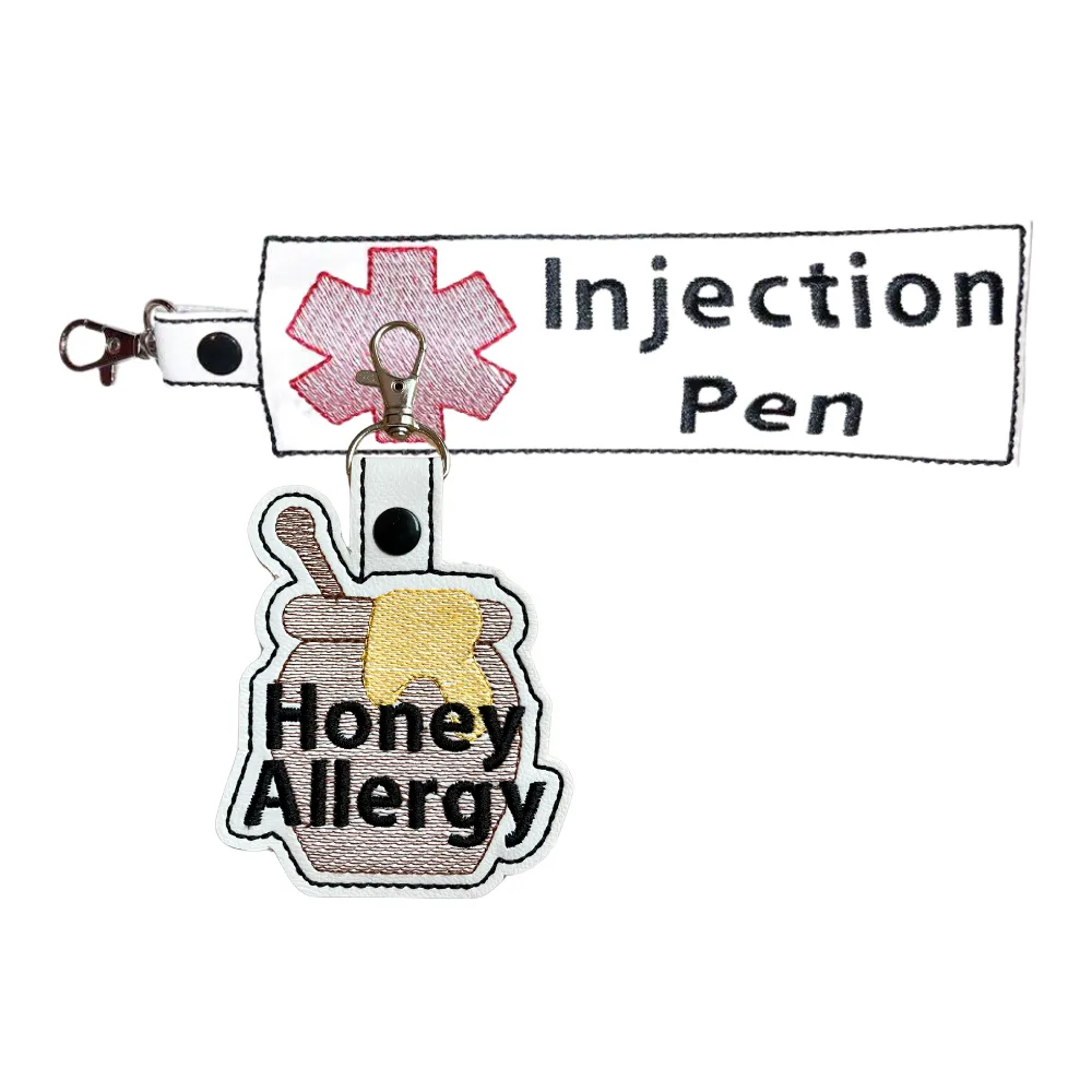 Honey Allergy Bag Tag