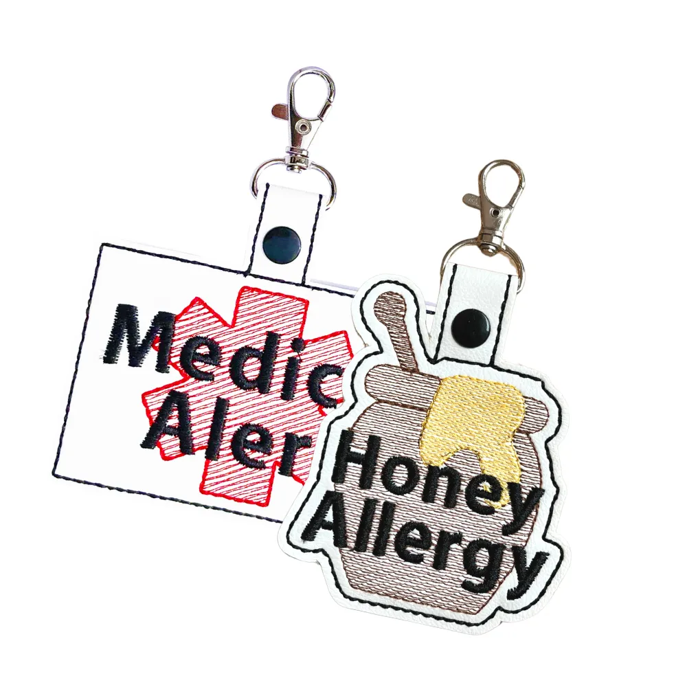Honey Allergy Bag Tag