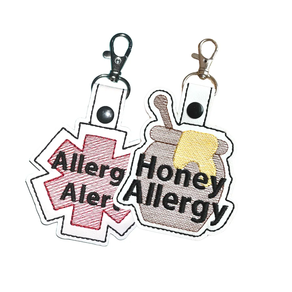 Honey Allergy Bag Tag