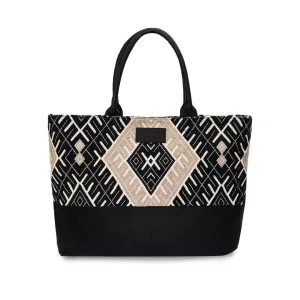 Jacquard Fabric Tote Bag - PRU1363