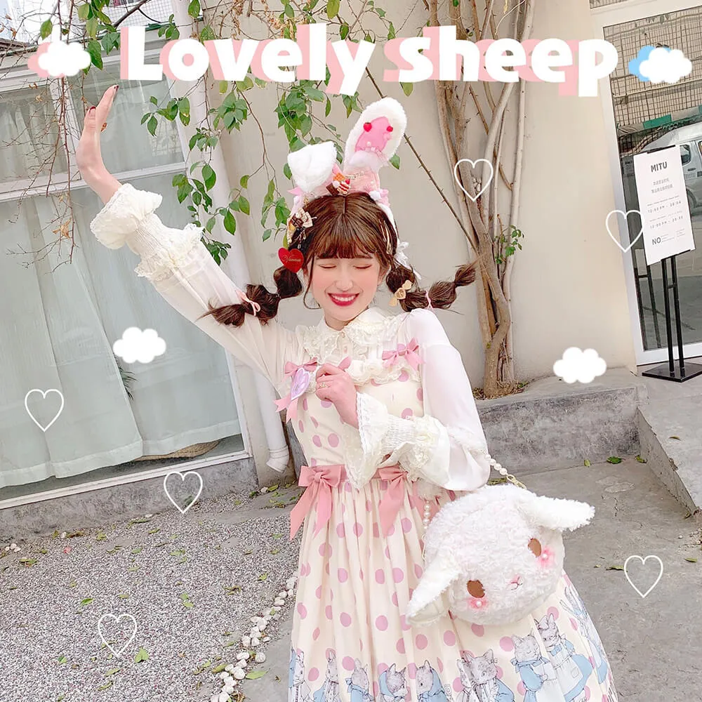 Kawaii Little Lamb Plush Bag