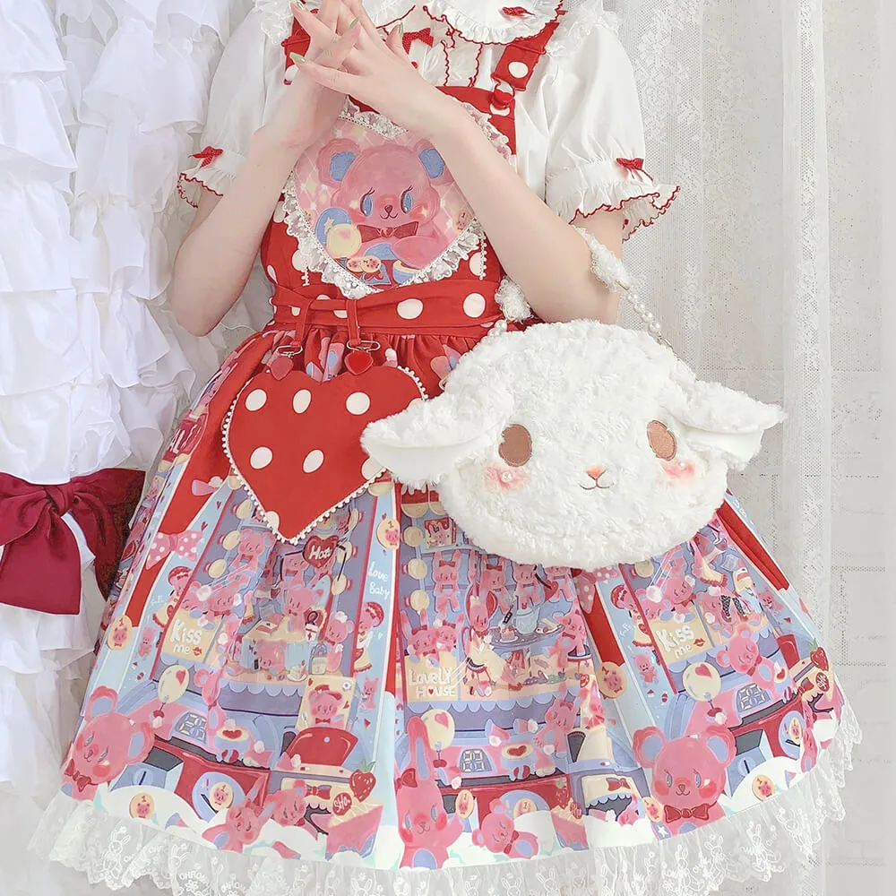 Kawaii Little Lamb Plush Bag