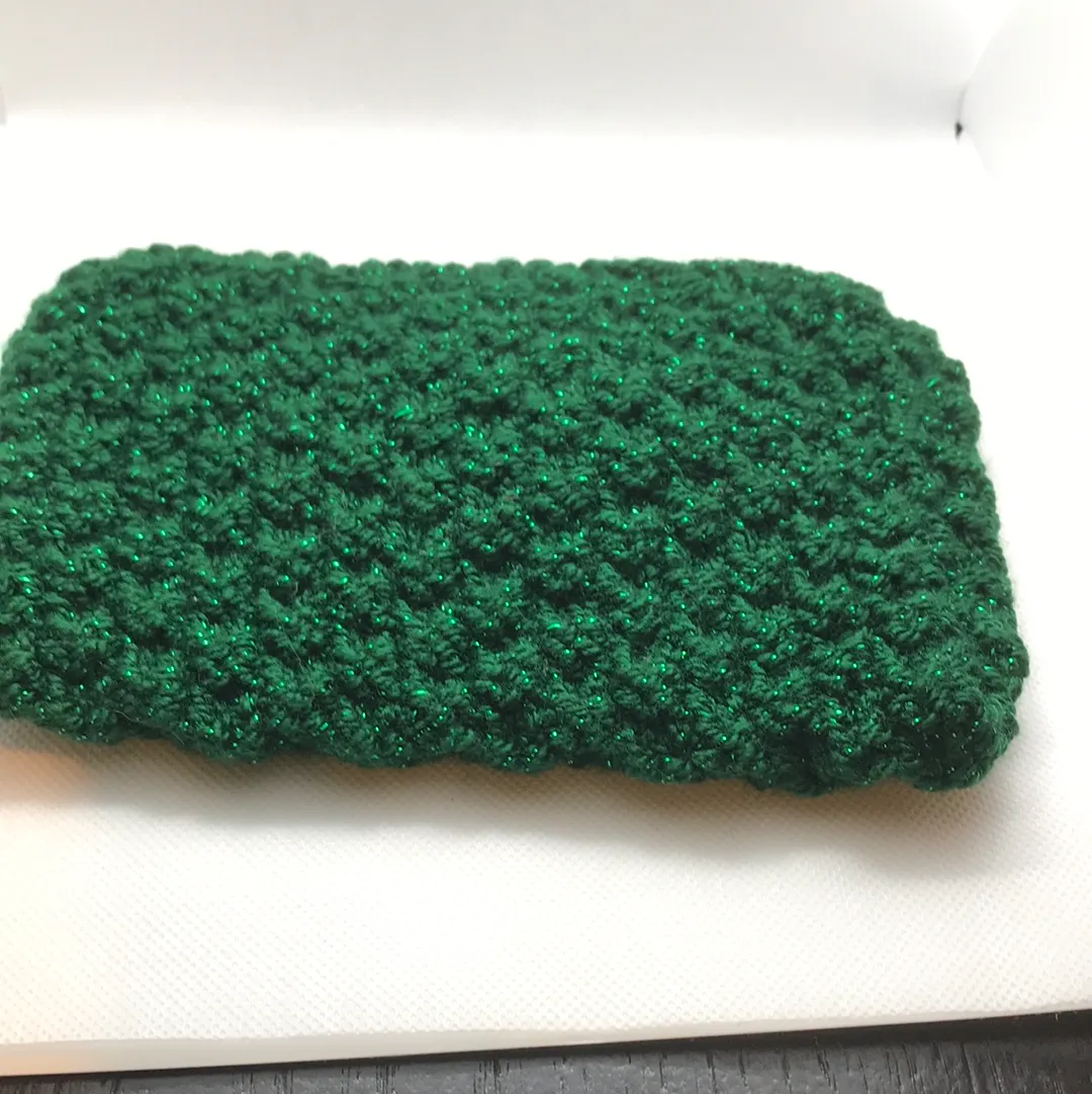 Knit - Evening Bag/Makeup Bag or Travel Jewelry Bag