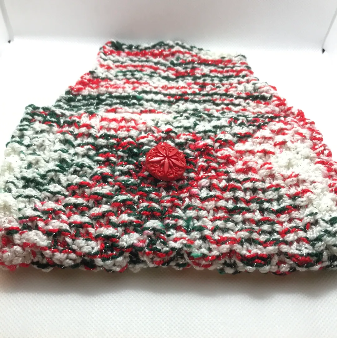 Knit - Evening Bag/Makeup Bag or Travel Jewelry Bag