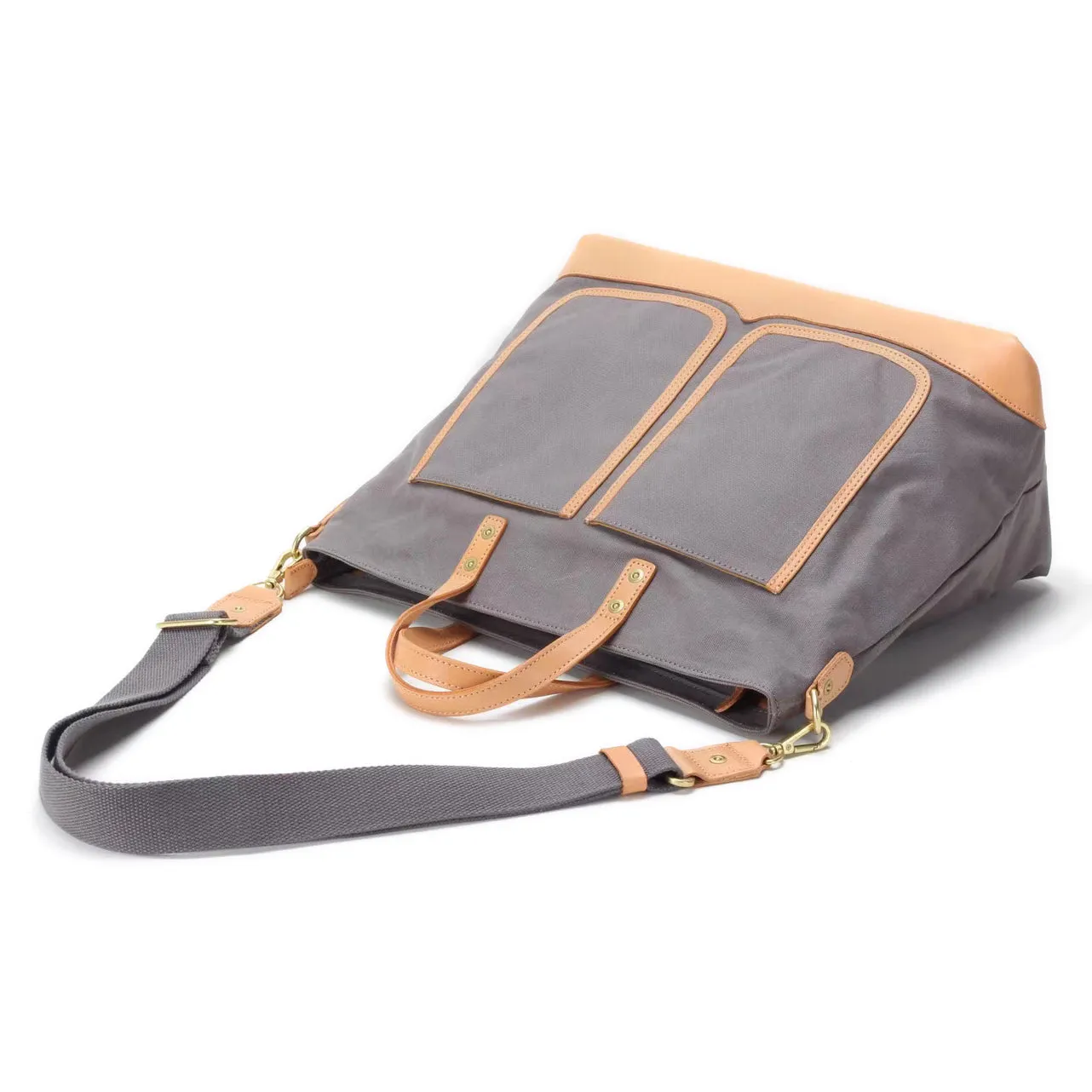 Large Canvas Bag,Leather Canvas Tote Bag,Large Weekend Bag For Women-i7bags