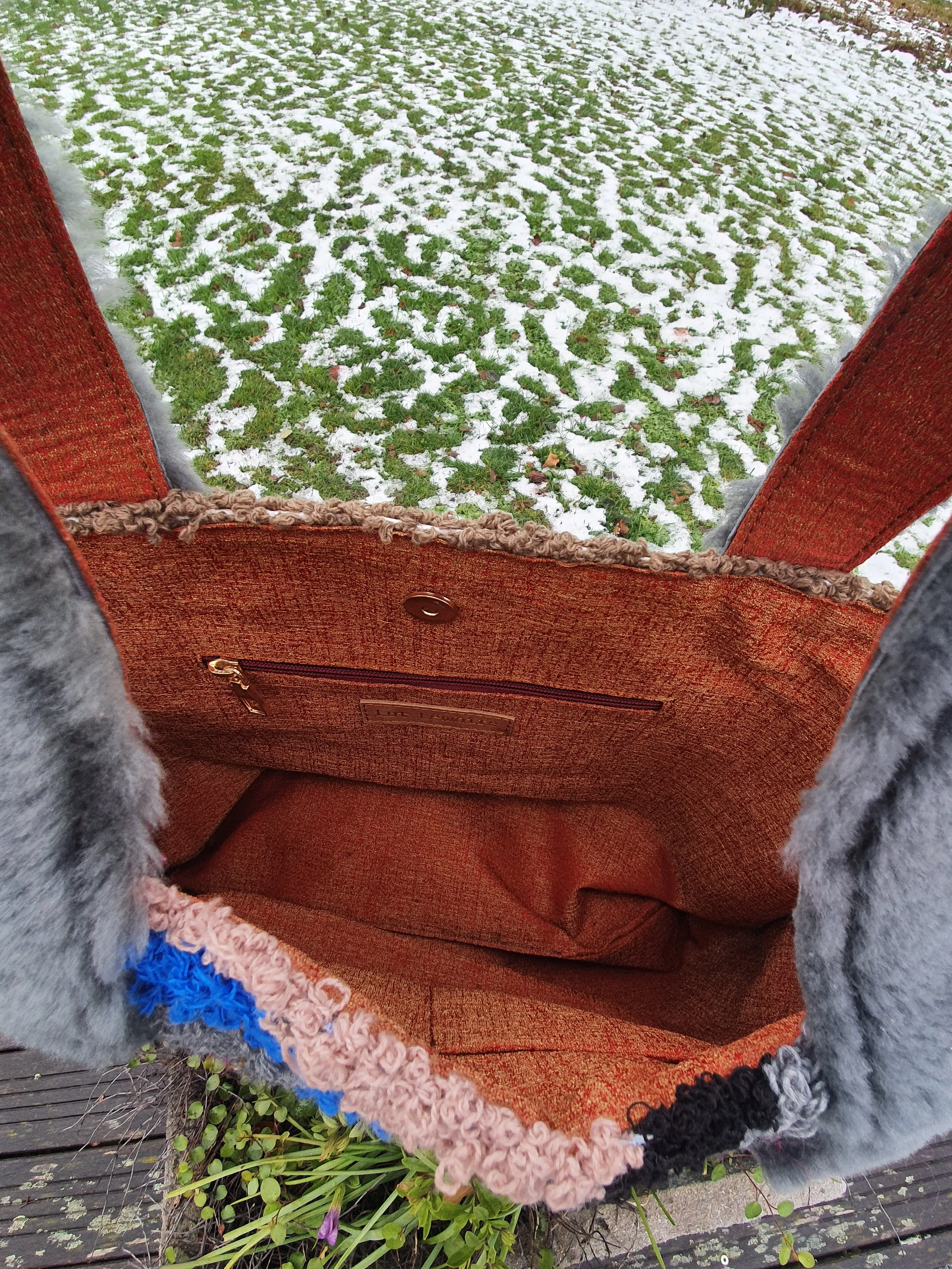 leather& fabric bags EMANUELLE