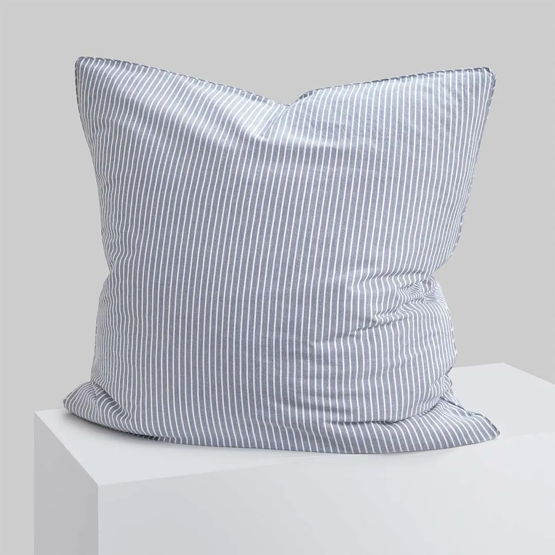 Leo Washed Cotton - Midnight Stripe Kids Bedding