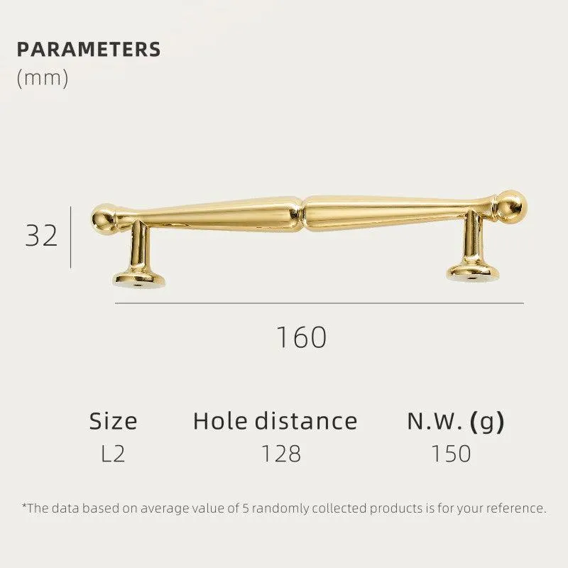 LEON / Solid Brass Handles