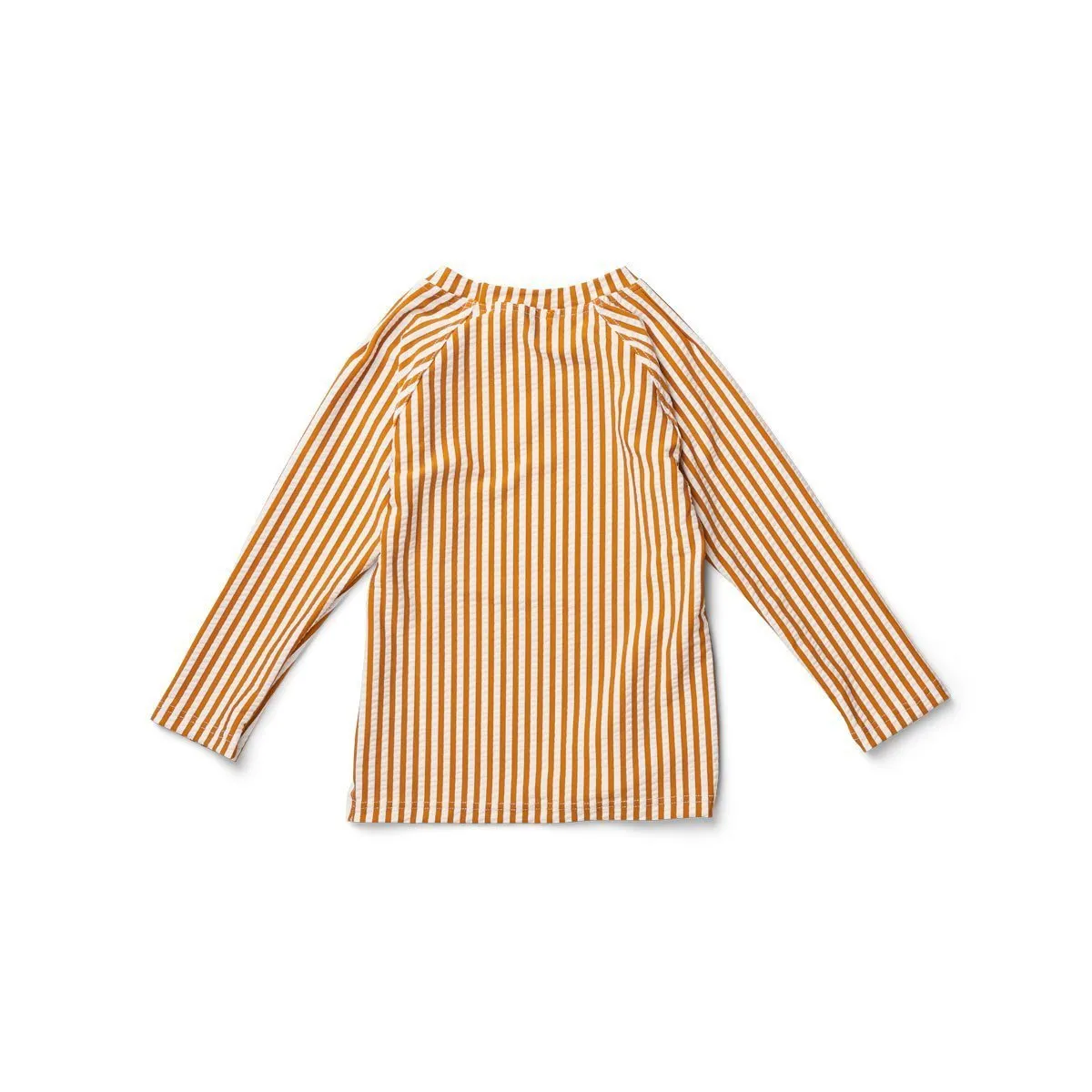 Liewood Noah Mustard Stripe Seersucker Swim Tee
