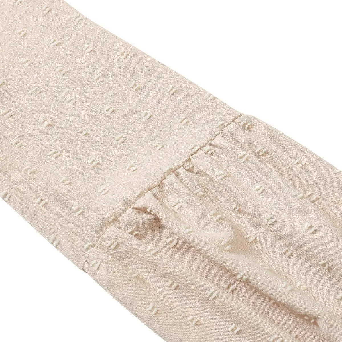 Long Sleeve Swiss Dot Pullover Blouse
