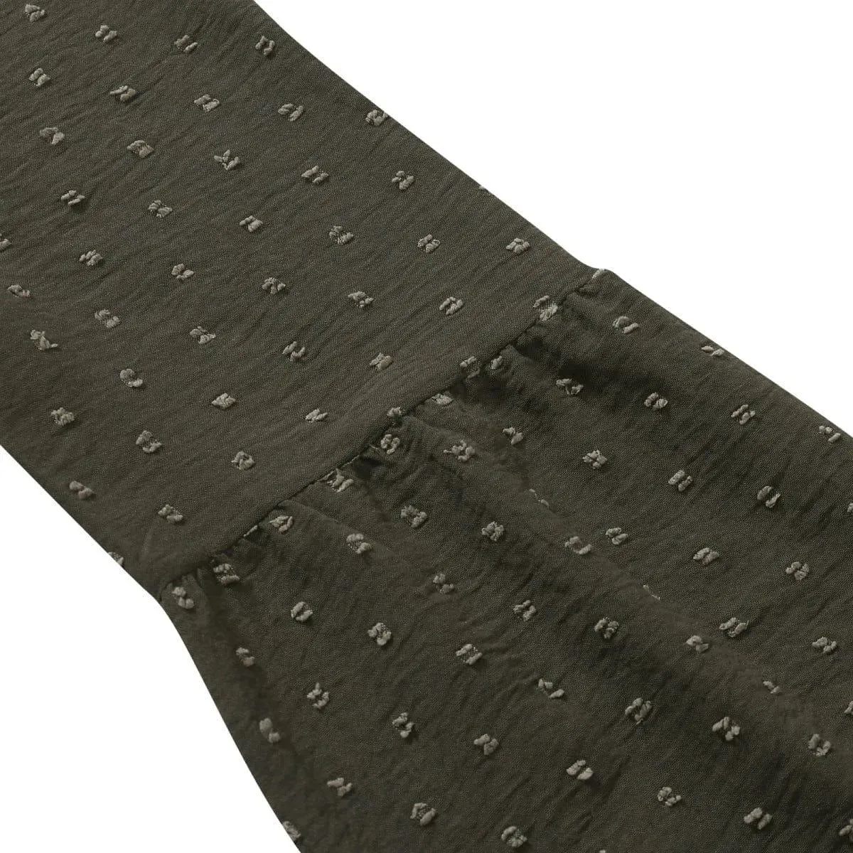 Long Sleeve Swiss Dot Pullover Blouse